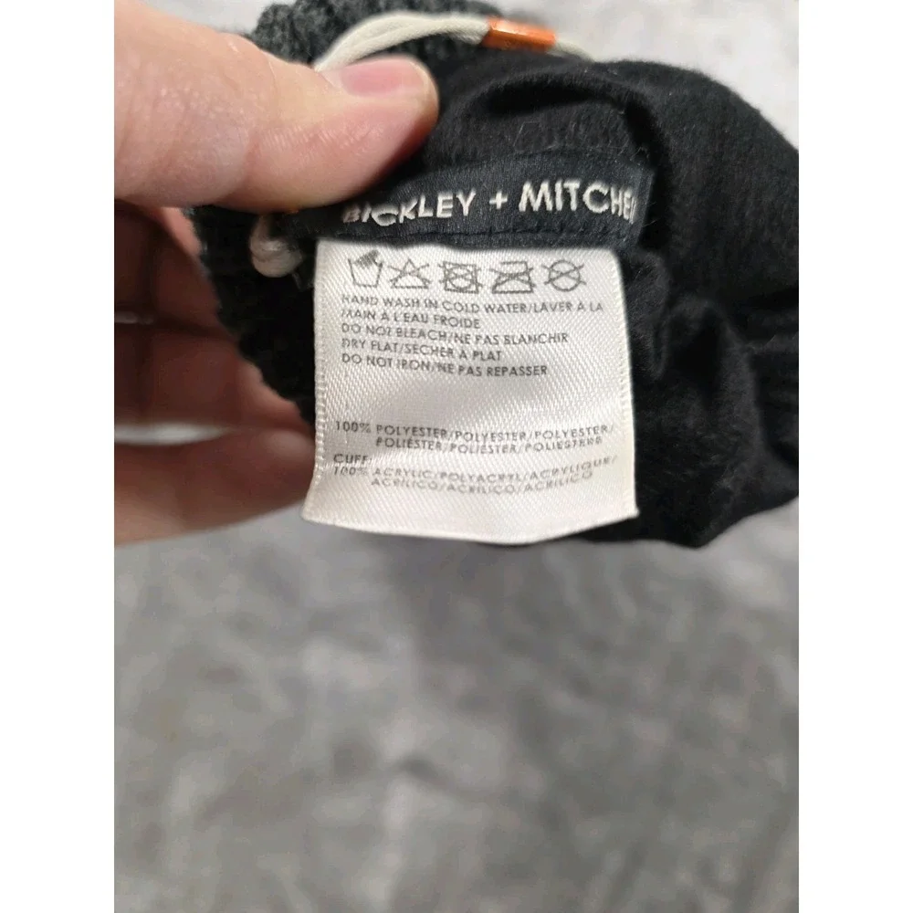 NWT Bickley‎ + Mitchell Women's Dark Gray Faux Fur Mittens One Size